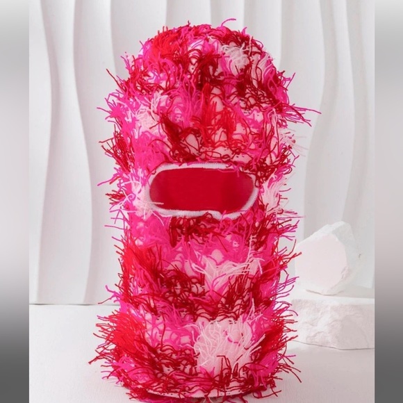 SHEIN 1 pc Unisex Color Block Windproof Fashionable Balaclav a cap Outdoor - Picture 4 of 5